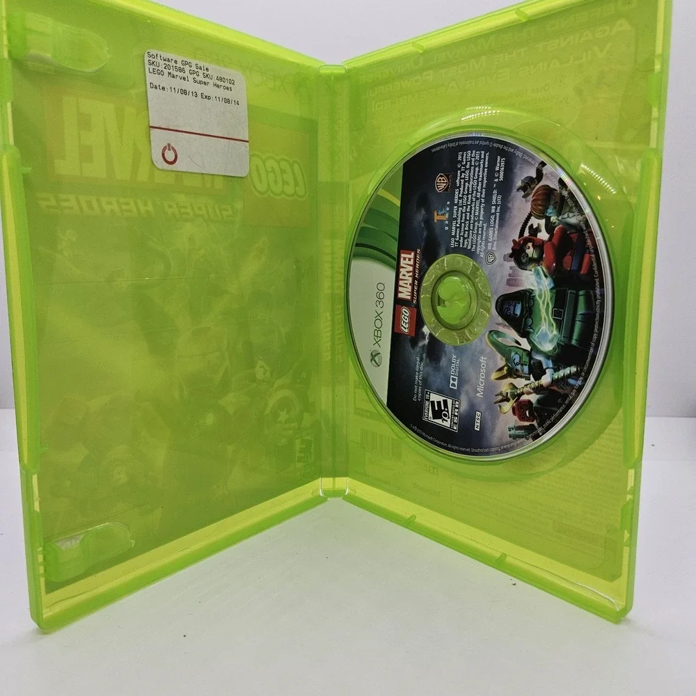 LEGO Marvel‎ Super Heroes Xbox 360 CIB Complete Hulk Iron Man NTSC